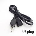 IEC C13 Extension Cord EU US Plug Power Cable 1.5m 14AWG Computer Power Supply Cable For Monitor Antminer Printer