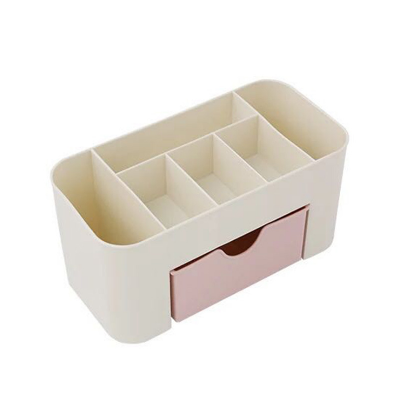 Small Drawer Type Desktop Makeup Storage Box Compartment Stationery Skin Care Products Finishing Box Storage Box