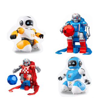 Smart Play Soccer Robot Remote Control Battle Toys Hot Selling Electric Singing Dancing football Robot For Children Kids FSWB