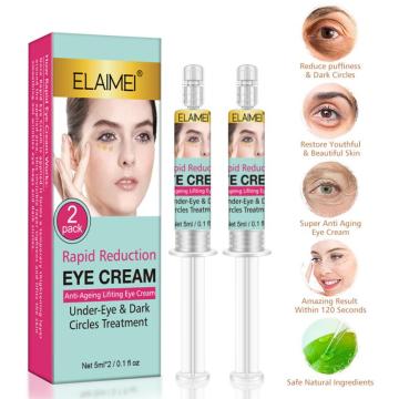 2PCS/SET Rapidly Eyes Bag Removal Eye Cream Eye Delight Boost Serum Wrinkles Fine Lines Remove Eye Cream For Women Men TSLM2