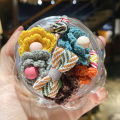 Knit flower-12 Pcs