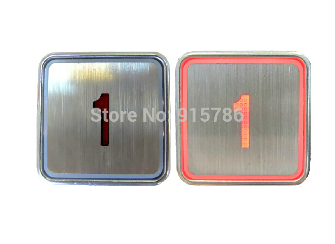 Elevator AK-1 33 * 33 Stainless Steel Elevator Button Replacement