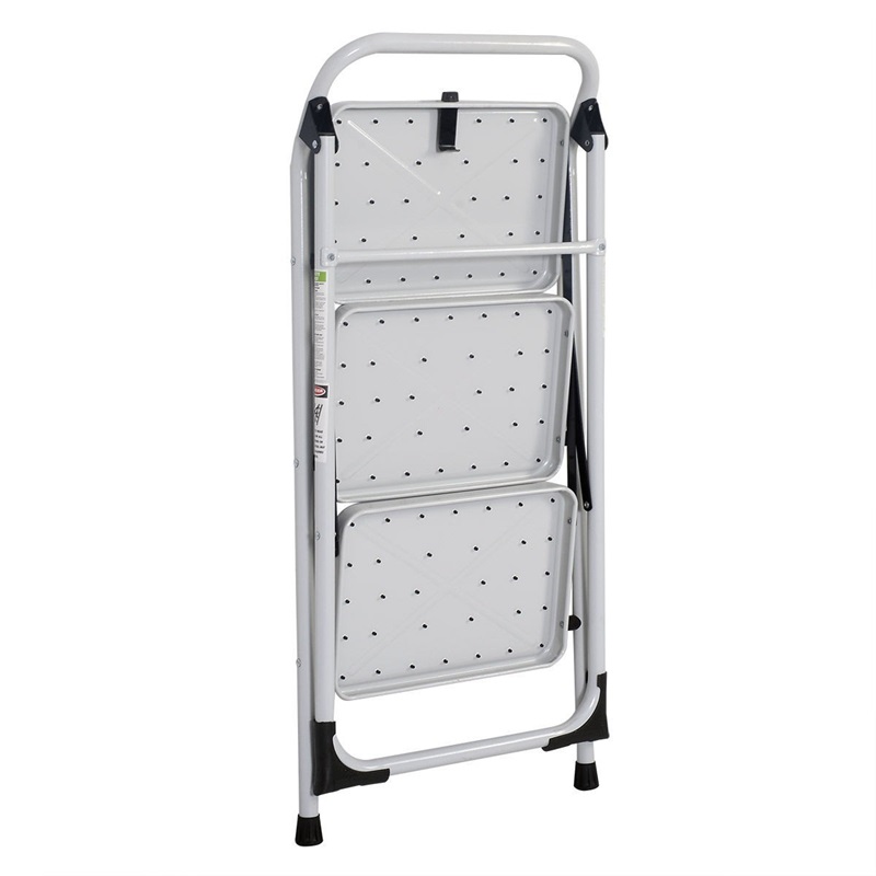 New HD 3 Step Ladder Platform Lightweight Folding Step Stool 330 LB Cap. Space Saving TL35248