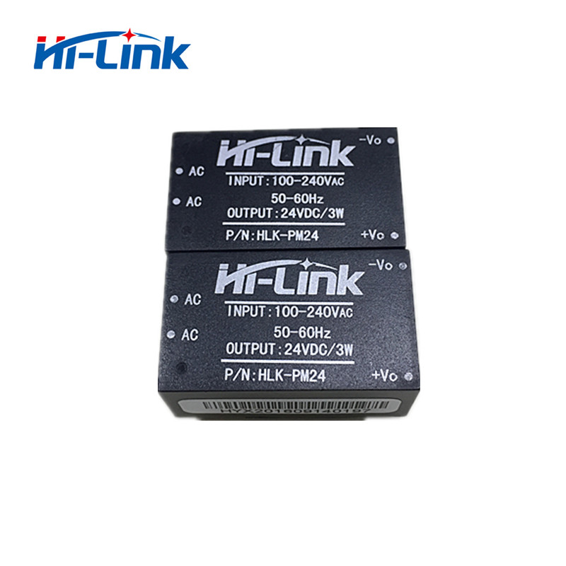 Free shipping 5pcs/lot AC-DC 220V to 24V power supply mini module isolated power supply module HLK-PM24