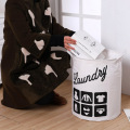 Foldable Fabric Laundry Basket Bathroom Organizer Dirty Clothing Sorting Wash Storage Box Collapsible Storage Basket