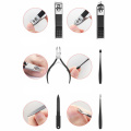 8Pcs/set Stainless Steel Nail Clipper Cutter Trimmer Ear Pick Grooming Kit Manicure Set Pedicure Toe Nail Art Tools Set Kits