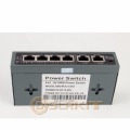 DSLRKIT 250M 6 Ports 4 PoE Switch Injector Power Over Ethernet NO Power Adapter