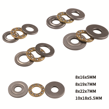 1Pcs High Precision Miniature Thrust Ball Bearings F8/F10 Metal Axial Ball Bearing Set 8mm/10mm for Hardware Accessories