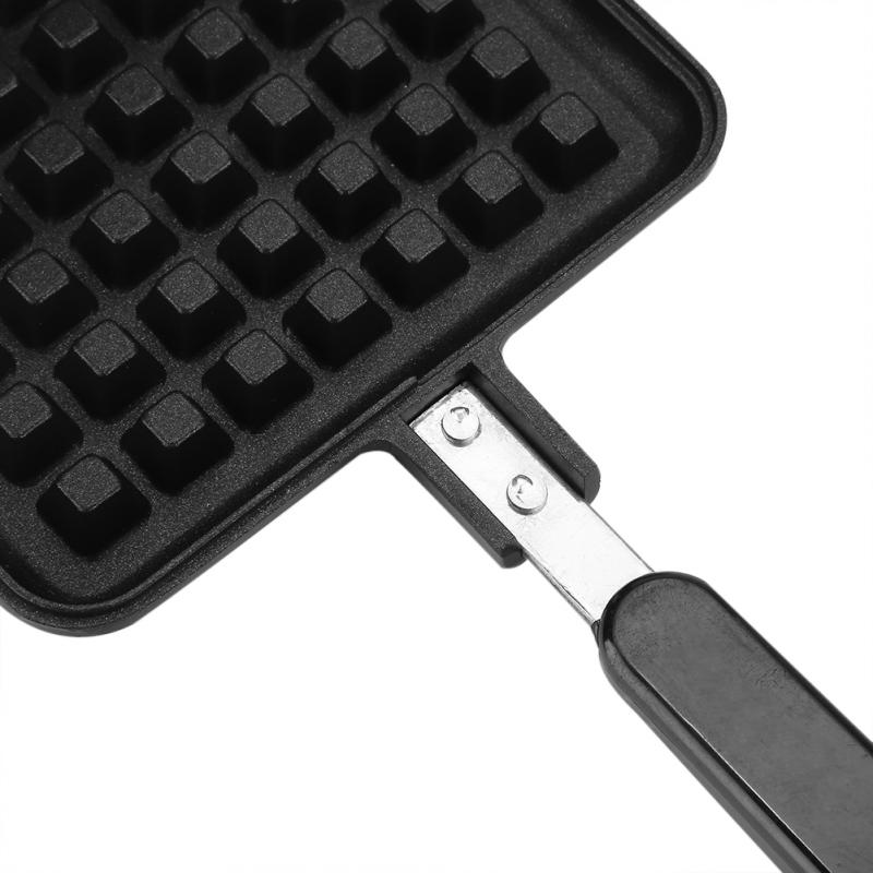 DIY Heart Shape Non-stick Waffle Baking Mold Waffle Mould use for fuel gas stove kitchen Cake Baking Dish for Octopus balls roll