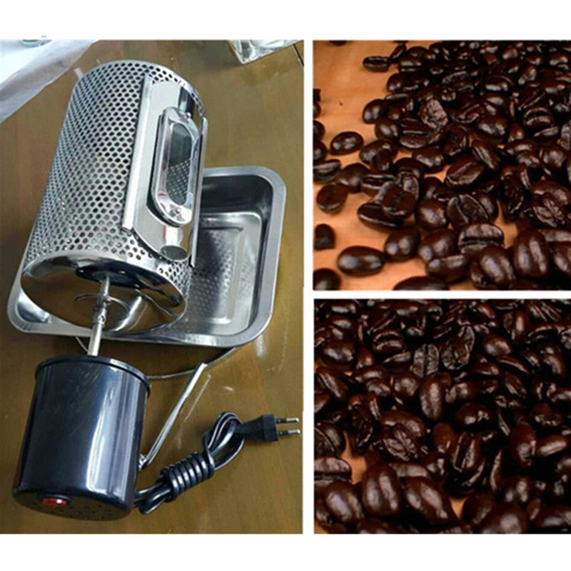 Mini home coffee roaster almond coffee bean seed roasting machine