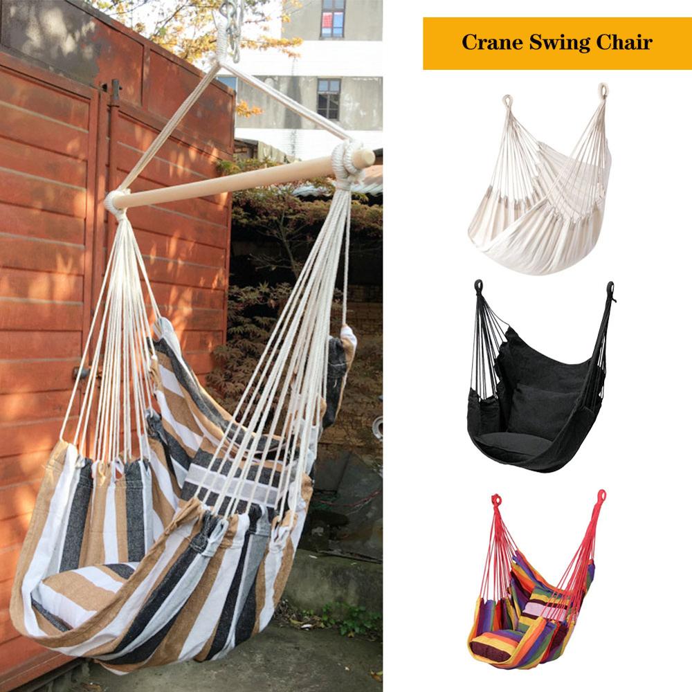 Leisure Swing Indoor Rocking Chair Hammock Outdoor Garden Dormitory Bedroom Hanging Chair For Child Adult Swinging Single