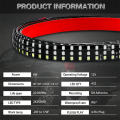 Truck Tailgate LED Light Bar 48 Inch 60 Inch Triple Row 6-Funtions Universal Reverse Brake Tail Signal Lamp Tail Strip Light 12V