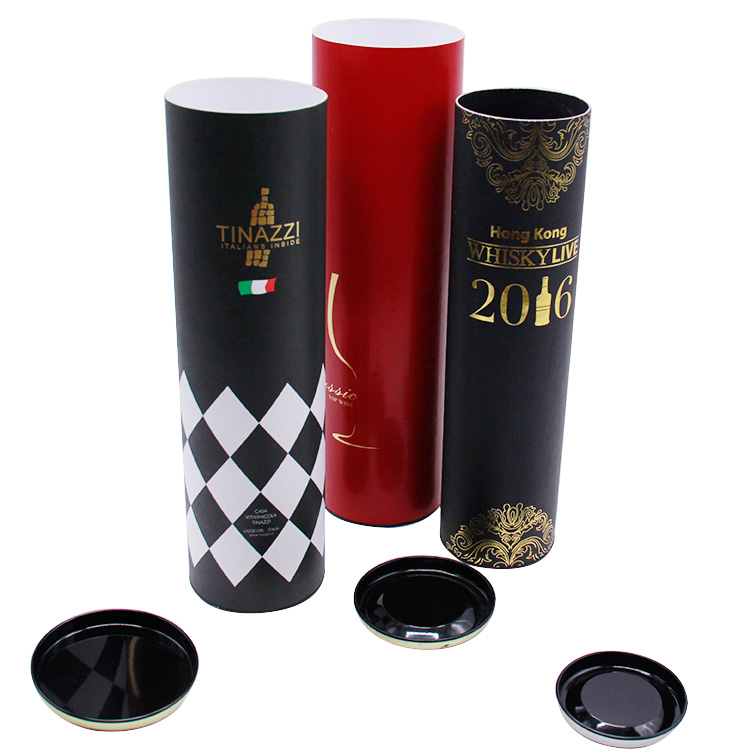 Hot stamping process for wine packaging paper tube