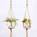 1M Plant Hanger Flower Pot Garden Holder Legs Hanging Rope Basket
