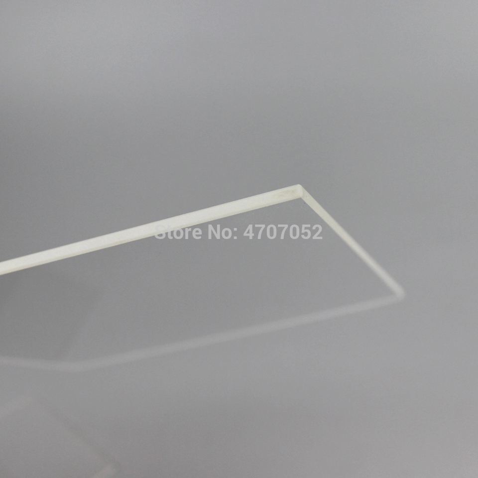 Customize Link Clear JGS1 40*20*1mm Quartz Glass Square Plate