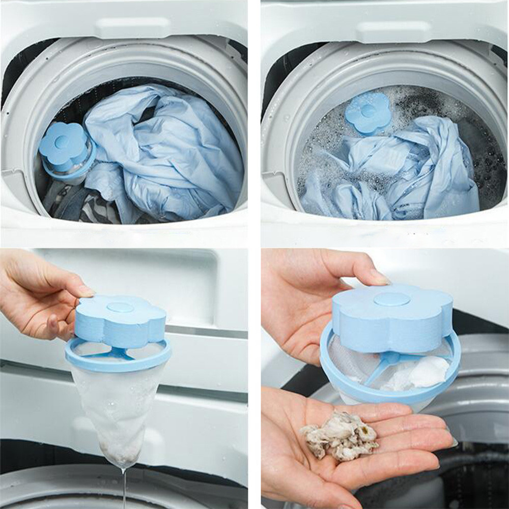 Filter Bag Mesh Dryer Balls Household Washing Machine Cleaner Filtering Hair Removal Device Wool Floating Washer Cleaning Need