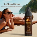 Long Lasting Bronze Fake Tan Body Lotion Mousse for Day Tanning Sun Block Makeup Foundation Body Nourishing Skin