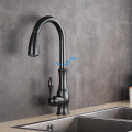 Black Kitchen Faucets Pull Out Kitchen Sink Mixer Tap Single Lever Water Mixer Tap Crane 360° Rotattble Hot Cold Deck Mount