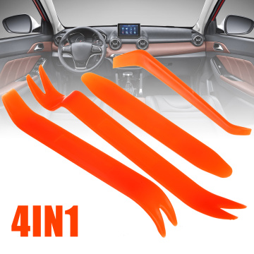 Mayitr 4pcs/set Plastic Car Radio Audio Door Clip Panel Trim Dash Audio Removal Pry Tool Removal Installer Pry Kit Repair Tool