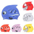 Baby Cartoon Swimming Caps Cute Waterproof Cartoon Kids Swimming Hat - Silicone Children Toddlers Swim Cap