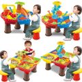 Popular Kids Sand and Water Play Table Garden Sandpit Play Set Outdoor Seaside Beach Toy