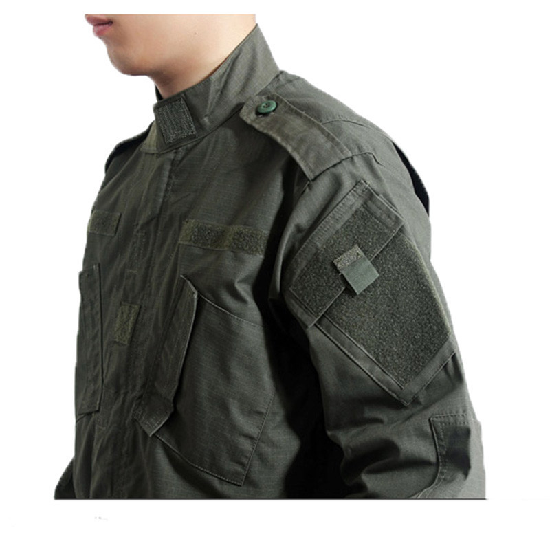 Army Green Outdoor Camouflage Uniform Men Clothes Tactical Military Uniform Combat Hunting Men's Jacket+Pants Hunt Clothes