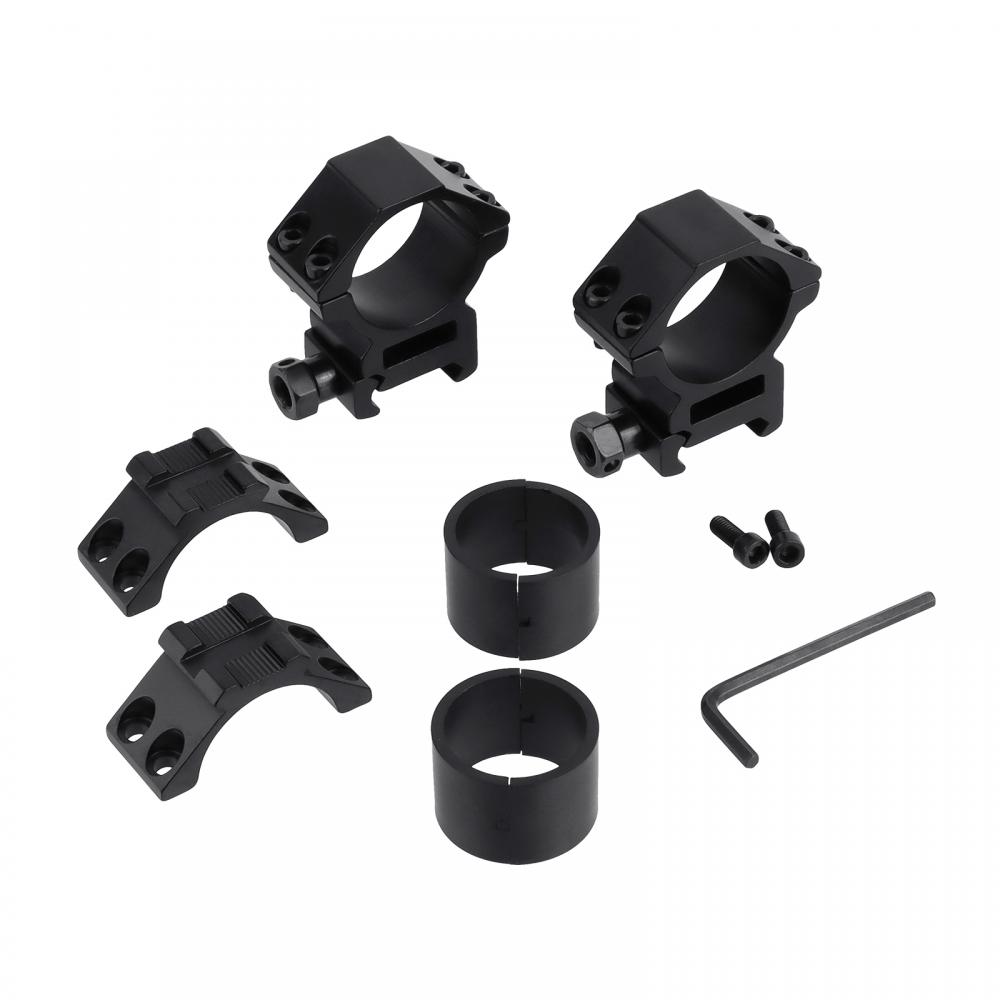 Tactical Medium Picatinny Scope Mount Rings 1inch&30mm