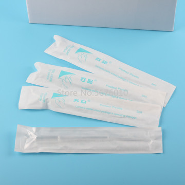 Lab 1ml 2ml 3ml 3ml-L Sterile Plastic Pasteur Pipette Dropper 100pcs 200pcs 300pcs with Independent Paper-plastic Packaging