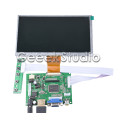 7 inch 800*480 LCD Monitor Display Screen with Driver Board HDMI VGA 2AV for Raspberry Pi 3 / 2 Model B