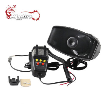 5 Tone Sound Car Siren Vehicle Horn with Mic PA Speaker System Emergency Sound Amplifier - 60W Electric Ambulance/Horn-Hoote