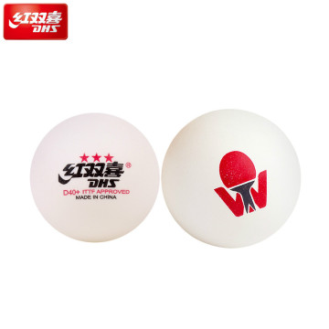 New Dhs Ittf World Tour Table Tennis Balls 3 Star D40+ Table Tennis New Material Plastic Poly Ping Pong Balls