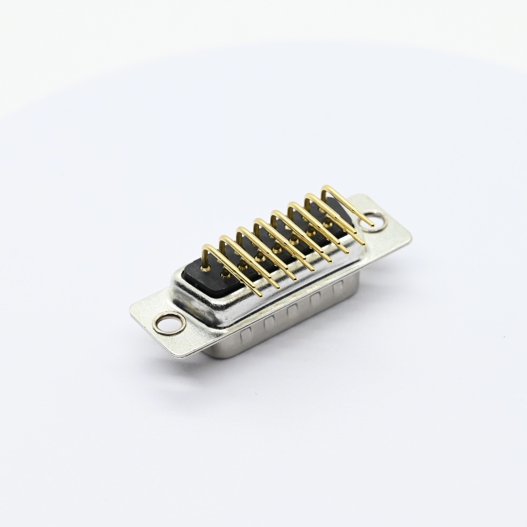 MDR02-M15ABG0+Right Angle D SUB Male Machine Pin Connector（7）