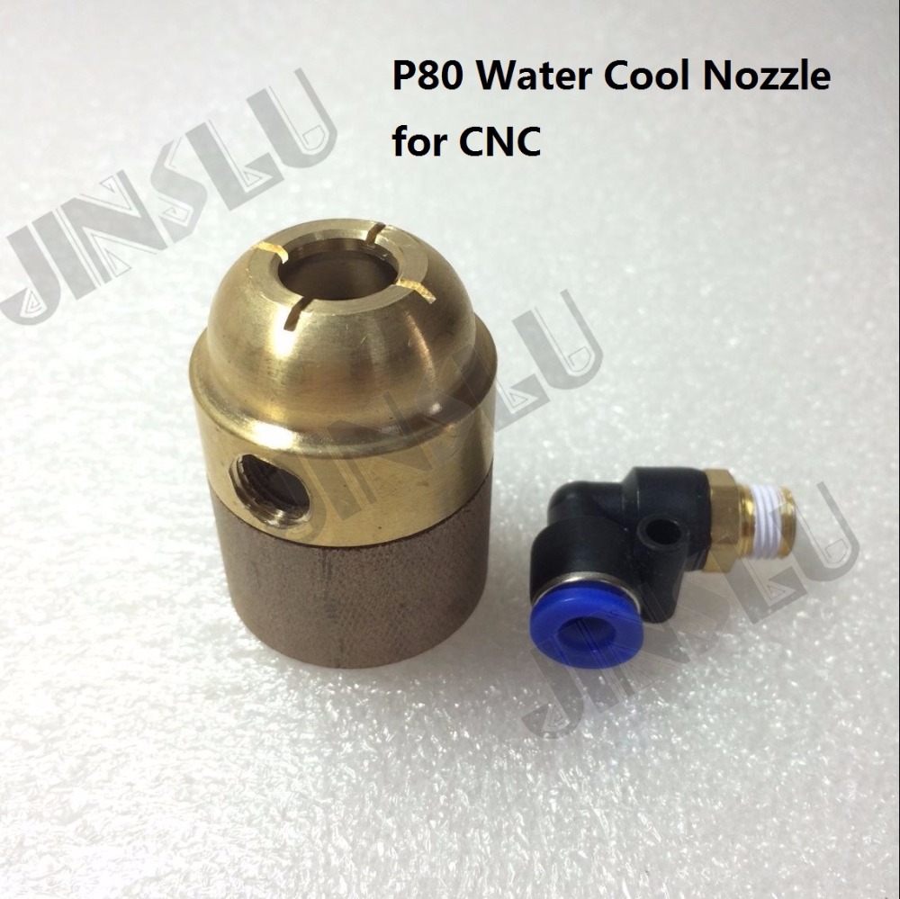 P-80 P80 Water Cooled Cooling Adpater Shiled CNC Auto Cutting Machine Plasma Torch Straight Pilot Arc Plasma Torch Consumables