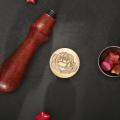 Retro Wax Seal Antique Sealing Wax Stamp Ancient Craft Wax Seal Stamp Decor Wood Handle for Envelope DIY Decorative