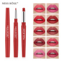 Miss Rose New 20-Color Long Lasting Two-In-One Lip Liner Matte Waterproof Moisturizing Lipstick Contour Makeup Cosmetics TSLM2