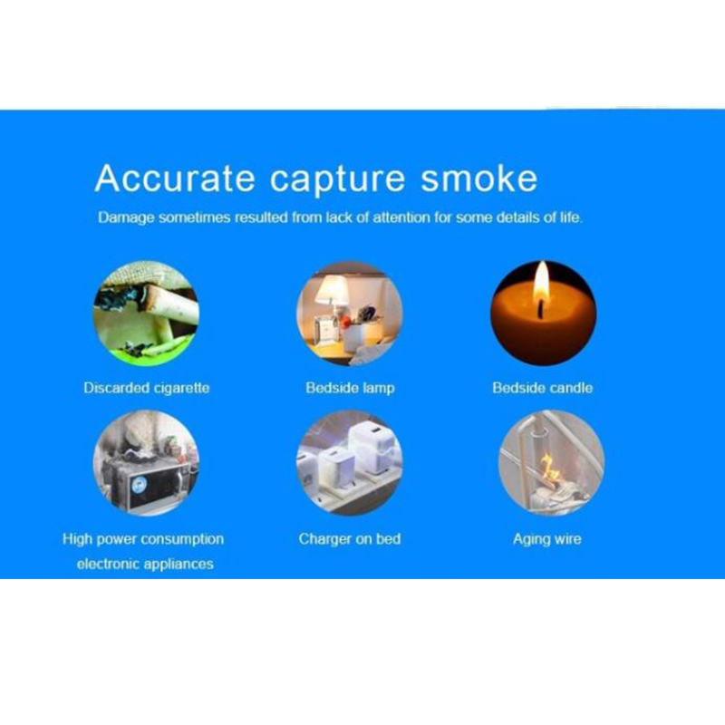 Discount Heiman 4PCS Zwave Smoke Sensor Smart Home Z-wave smoke Fire detector Battery Power Operated For Home Security