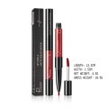 1 Double Head Professional Makeup Lip Gloss and Lip Line 2 In 1 Waterproof Lasting Color Lipstick Cosmetics TSLM1