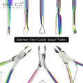 NAILCO High Quality Stainless Steel UV Nails Gel Remover Nail Cuticle Tweezer Dead Skin Pusher Clipper Nail Art Manicure Tools