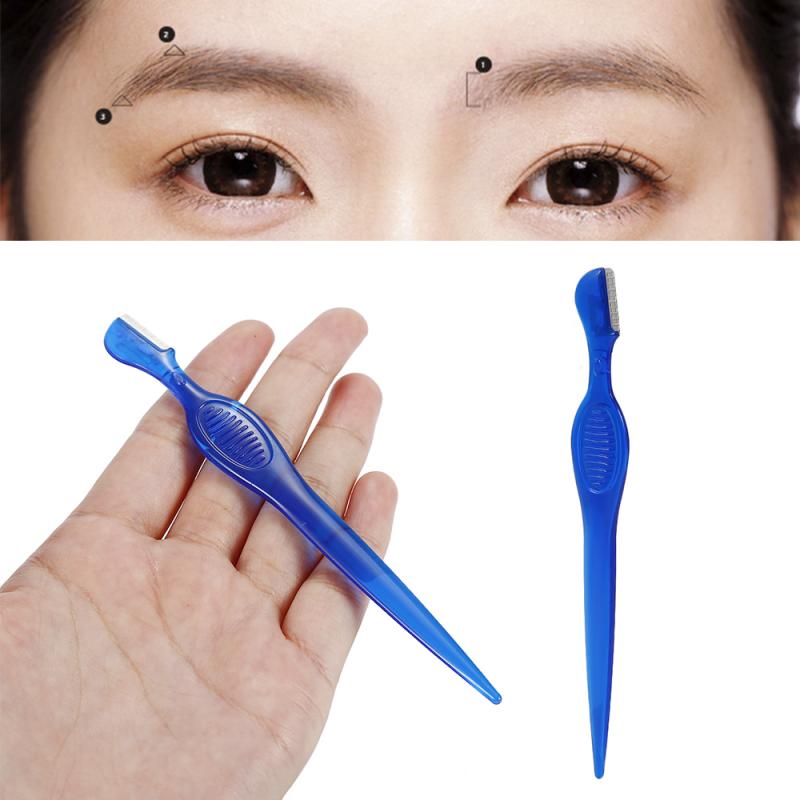3Pcs/set Portable Eyebrow Trimmer Hair Remover Razor Women Face Razor Eyebrow Trimmers Eye Brow Hair Remover Makeup Cosmetic