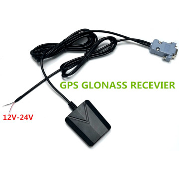 DB9 female GPS GLONASS receiver Antenna 12V-24V RS232 4800 baud rate, support 1-10HZ Gnss Chip Module Design,NMEA0183.