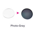 1.67 Anti-Blue Ray Aspheric Photochromic Gray Lens Optical Lenses Prescription Vision Correction Computer Reading Lens
