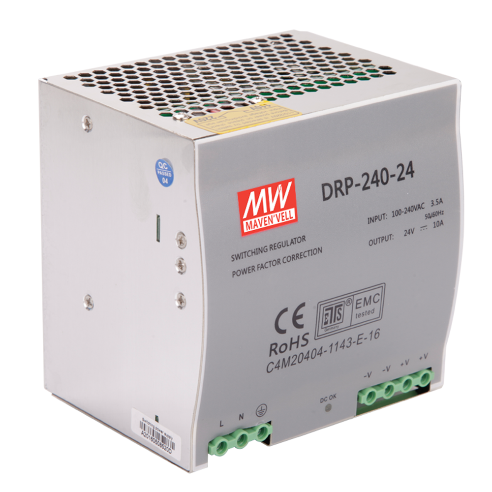 1pcs Single Output DR-240 240W Din Rail Switching Type Industrial Power Supply 12V 15V 24V 36V 48V