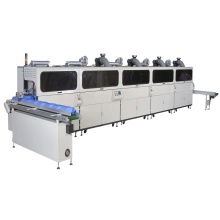 Automatic plastics container screen printer machine