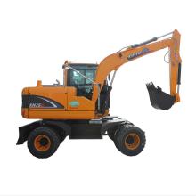 Rhion equipment excavator on wheels