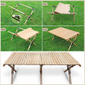 Outdoor Portable Camping Folding Table, Household Retro Folding Table, with Storage Bag, for Driving Travel, Barbecue, Picnic
