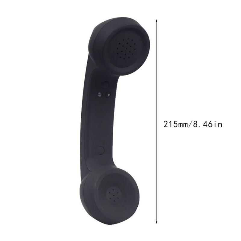 Wireless Bluetooth 2.0 Retro Telephone Handset Receiver Headphone for Phone Call