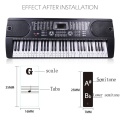 54/6188 Key Piano Sticker Transparent Piano Keyboard PVC Sticker Stave Electronic Keyboard Note Sticker new