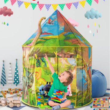 Dinosaur Foldable Kids Play Tent House For Children Tent Baby Toys Wigwam Playhouse For Boys Party Tent Brithday Gift