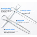 1PC Useful Tongue Scraper Stainless Steel Oral Tongue Cleaner Mouth Brush Reusable Fresh Breath Oral Hygiene Care Tools