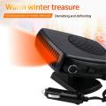 12V/24V Portable Electric Car Heater Heating Cooling Fan Defroster Demister 180° rotatry for cars and trucks accessories